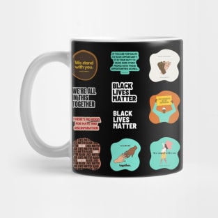 Black Lives Matter Sticker Pack - Sticker Set Mug